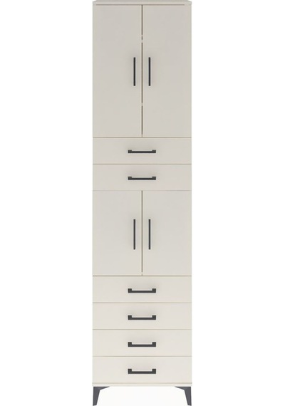 Arges Dolap 4 Raflı 6 Çekmeceli 4 Kapaklı 60x30x243 Aytaşı-ay... Aytaşı