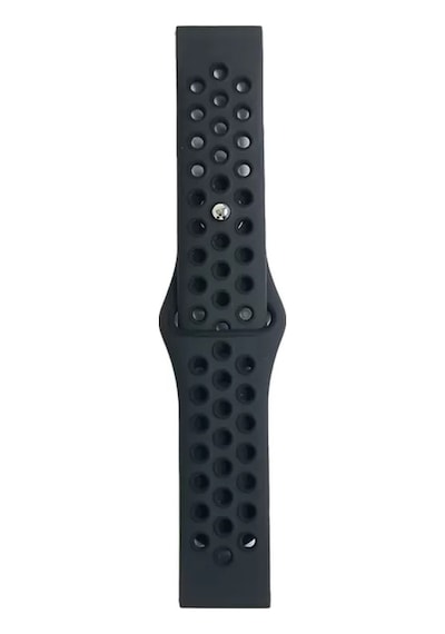 Watch 20mm Spor Delikli Kordon - Siyah-füme Bz8683140521820