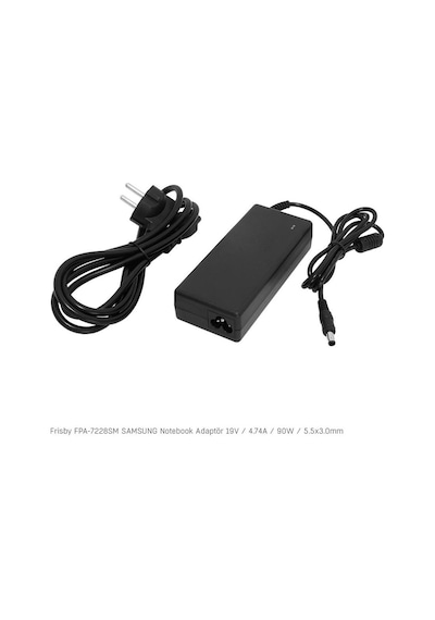 Frisby Fpa-7228sm Notebook Adaptör Samsung Uyumlu  19v 4.74a Uç Boyutu : 5.5 X 3.0mm