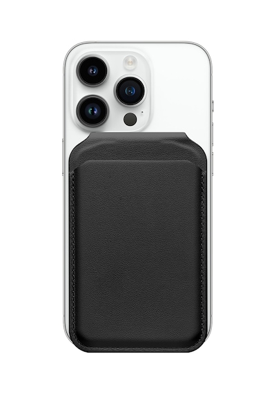 Buff Apple Uyumlu iPhone Walletmag 2.0 Stant Manyetik Deri Cüzdan Black Siyah