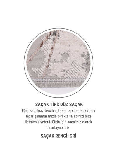 Fiona Yumuşak Dokulu Modern Halı Parlak Akrilik, Lazer Kesim, 4m'ye Kadar En Seçeneği Çok Renkli