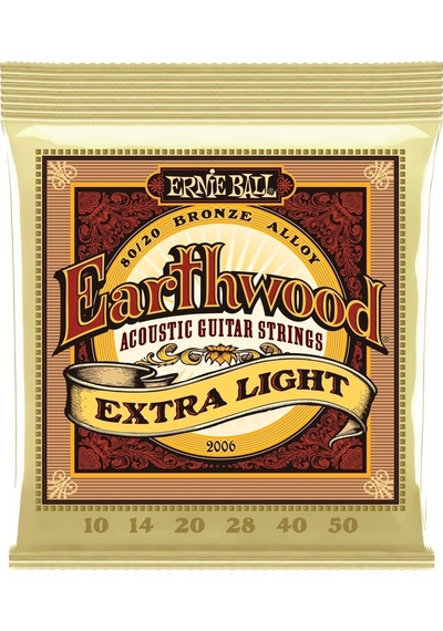 Ernie Ball 2006 Extra Light 10-50 Akustik Gitar Teli