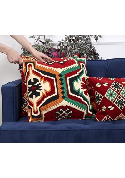 Lorence Home / Esmeli Kilim Kırlent -Urartu