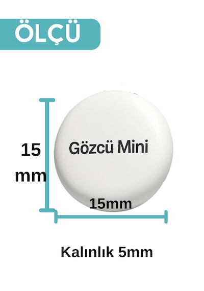 Gözcü Mobil Mini Ios Android Uyumlu Airtag Geçmişe Dönük Konum Gps Araç Motor Çocuk