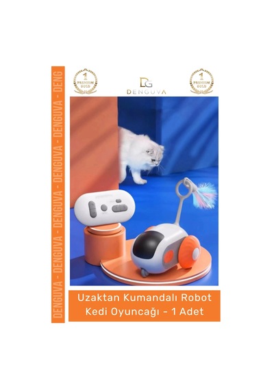 Kedioyuncağı Şarjlı Hareketli İnteraktif Eğlenceli Kedi Oyun Uzaktan Kumandalı Robot Kedi Oyuncağı