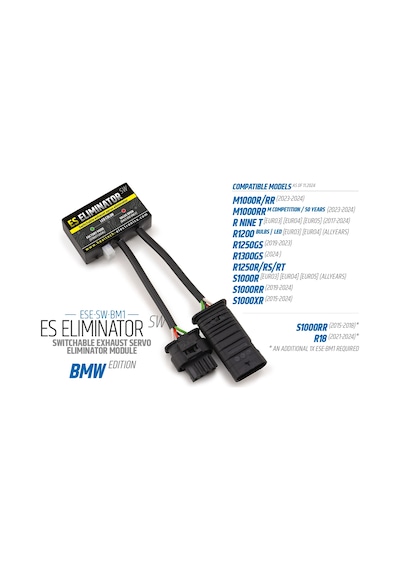 Healtech Ese-sw-bm1 Bmw R 1250 Rt Uyumlu Değiştirilebilir Egzoz Servo Modülü Siyah