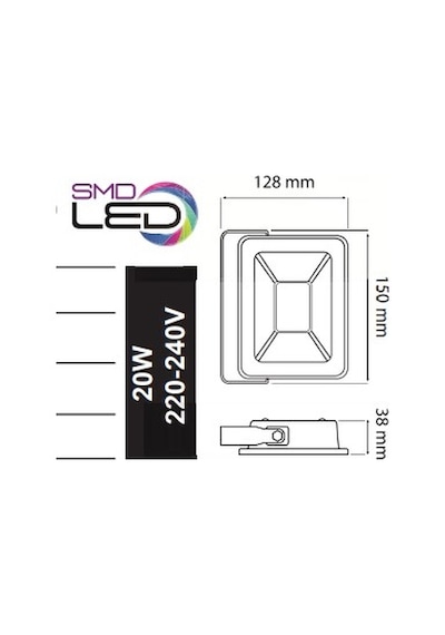 Horoz 20w Led Projektör 6400k Pars-20 068 008 0020