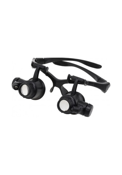 Gözlük Modeli 10x 15x 20x 25x Lens,2led Işıklı,büyüteç