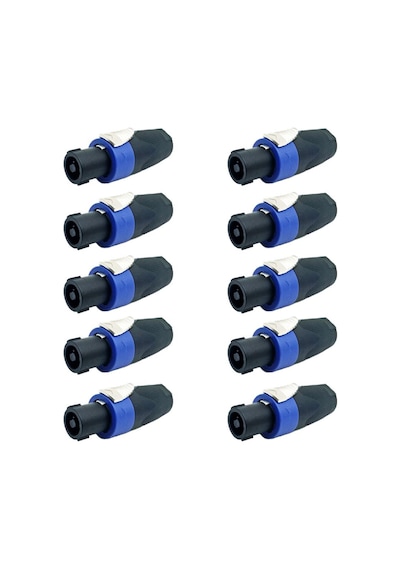 Losen Ld4005-1 Speakon Konnektör 10 Lu Paket