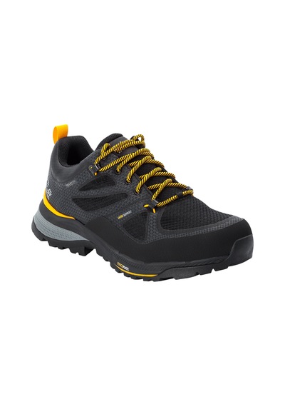 Jack Wolfskin Force Striker Texapore Low Erkek Outdoor Ayakkabı S Siyah