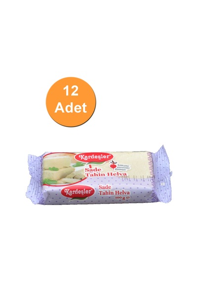 Kardeşler Sade Tahin Helva 12 x 100 G
