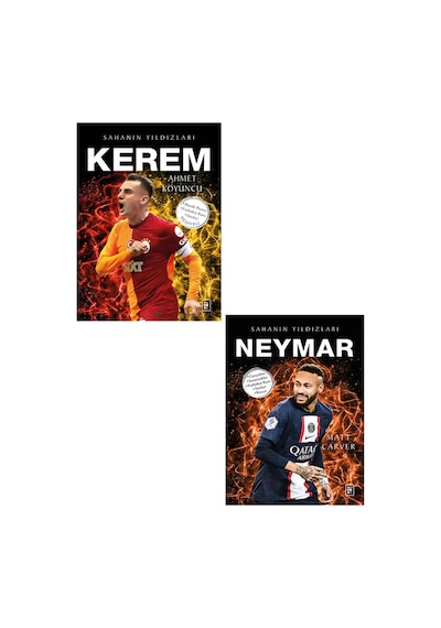 Sahanın Yıldızları Kerem - Neymar Büyük Poster Sticker Futbolcu Kartı Hediyeli