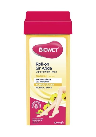 Biowet Naturel Normal Ciltler İçin Roll On Sir Ağda 100 ML