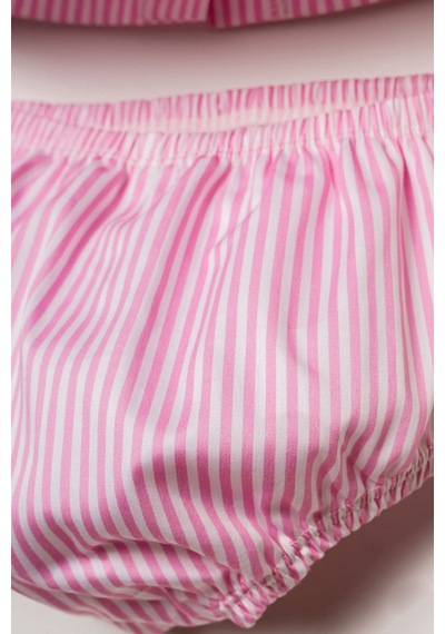 U.S. Polo Assn. U.s. Polo Assn Kız Bebek Külotlu Dokuma Elbise Pembe-2389 Pembe