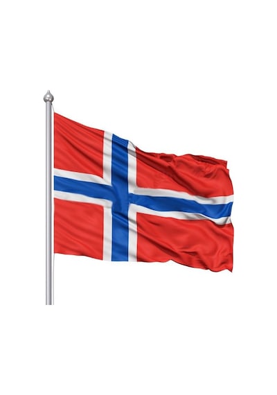 Norveç Bayrağı 70X105Cm.