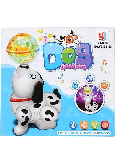 Oyuncak Sesli Işıklı Pilli Dansçı Köpek