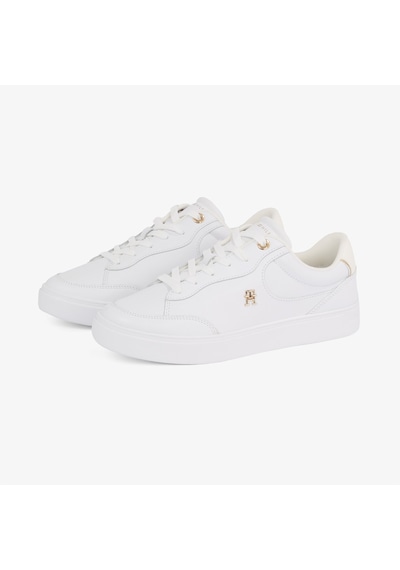 Tommy Hilfiger Essential Chic Court Kadın Beyaz Sneaker 026 Fw0fw08322 Beyaz
