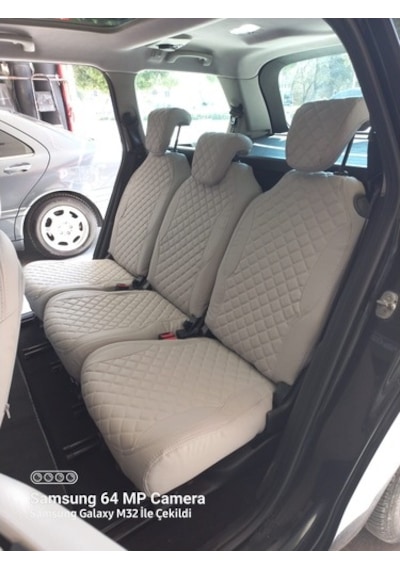 Citroen C4 Picasso Araca Özel Deri Oto Koltuk Kılıfı