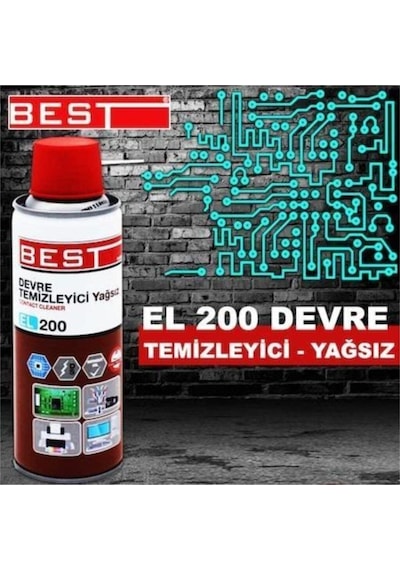 Best EL-200 Yağsız Devre Temizleyici 200 ML