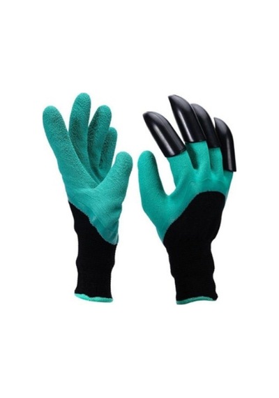 Özel Tasarım Dayanıklı Toprak Kazma Bahçe Eldiveni Pençe Eşme Tırnak Kauçuk Polyester Abs Plastik Çok Renkli