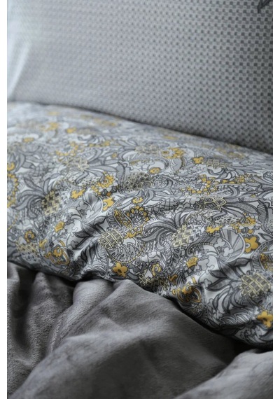 Apricitas Home Antica Yeni Nesil Battaniyeli Nevresim Takımı Gri - 584516639 Gri - 584516639 Gri