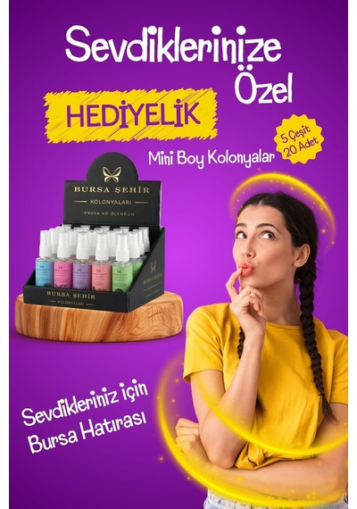 Mini Kolonya Seti Tirilye Sahili, Gölyazı Kiraz Çiçeği, Uludağ'da Bahar, Cumalıkızık, Ulu Çınar