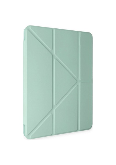 Cosmotex Newface iPad Uyumlu  Pro 11 2024 Kılıf Kalemlikli Mars Tablet Kılıfı - Açık Yeşil
