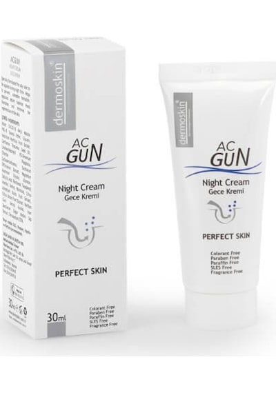 Dermoskin Acnegun Gece Kremi 30 ML Dermoskin Acnegun Gece Kremi 30 ML