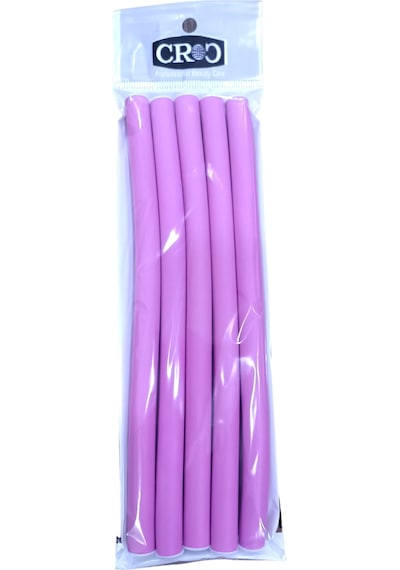 Croc 1241 Sosis Bigudi 5li Pembe Boy:22cm Çap:1.2cm Pembe