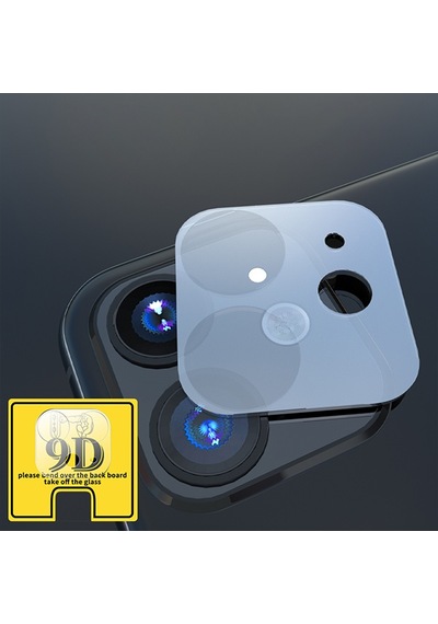 Apple Uyumlu iPhone 11 6.1Inch Full Tempered Kamera Koruyucu Kırılmaz Cam