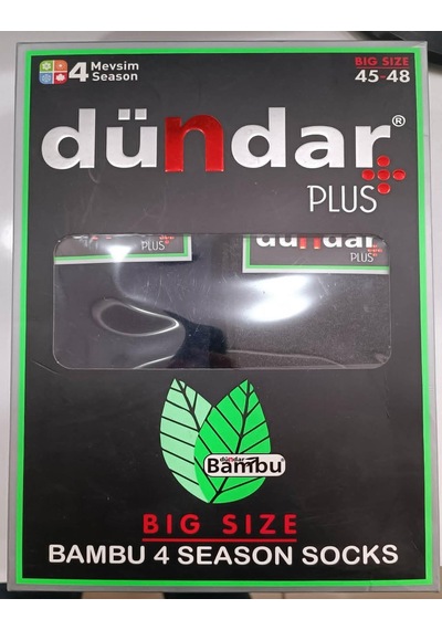 Dündar Çorap Dündar Erkek Büyük Beden 45-48 Bambu 4 Mevsim Uzun Çorap 4650 - 12 Adet Karışık Dündar Çorap Dündar Erkek Büyük Beden 45-48 Bambu 4 Mevsim Uzun Çorap 4650 - 12 Adet Karışık