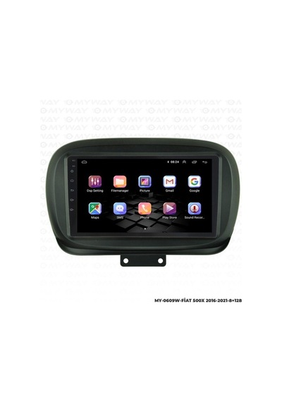 Myway Fiat 500x Android Multimedya Carplay Navigasyon Ekran - 8gb Ram+128 Gb Hdd - Myway Myway Fiat 500x Android Multimedya Carplay Navigasyon Ekran - 8gb Ram+128 Gb Hdd - Myway