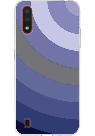 Samsung Uyumlu Galaxy A01 Kapak Renk Cümbüşü Tasarımlı Şeffaf Silikon Kılıf