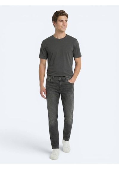 Kip Yeşil Regular Fit Denim %100 Pamuk Pantolon