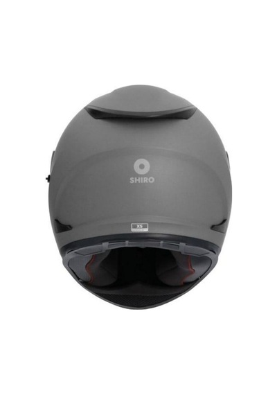Shiro Shadow S Beden Motosiklet Kaskı Mat Asphalt/nardo Sh605 Gri
