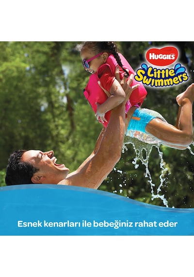 Huggıes Little Swımmers Mayo Bebek Bezi Beden:3-4 7-15kg 72adet 3 Numara 6'lı