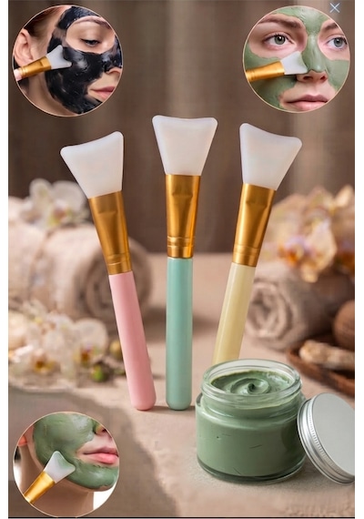 Profesyonel Silikon Maske Uygulama Fırçası Ve Spatulası
