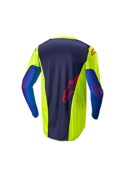 Alpinestars Racer Hoen Kros Motor Jerseyi Sarı Mavi Kırmızı
