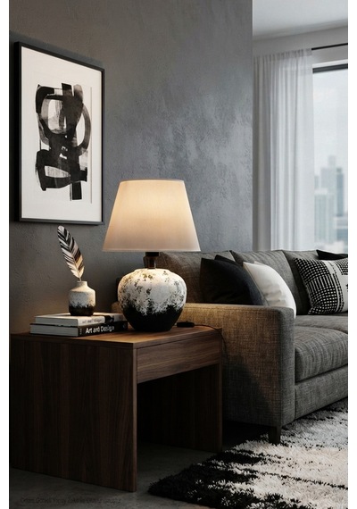 Roza Abajur-seramik Gövdeli Modern Masa Lambası- Dekoratif Salon Ve Yatak Odası Aydınlatması Siyah-km17 Beyaz Siyah-km17 Beyaz Roza Abajur-seramik Gövdeli Modern Masa Lambası- Dekoratif Salon Ve Yatak Odası Aydınlatması Siyah-km17 Beyaz Siyah-km17 Beyaz