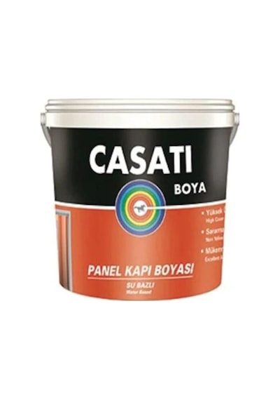 Casati Su Bazlı Panel Kapı Boyası Beyaz 2,5 Litre