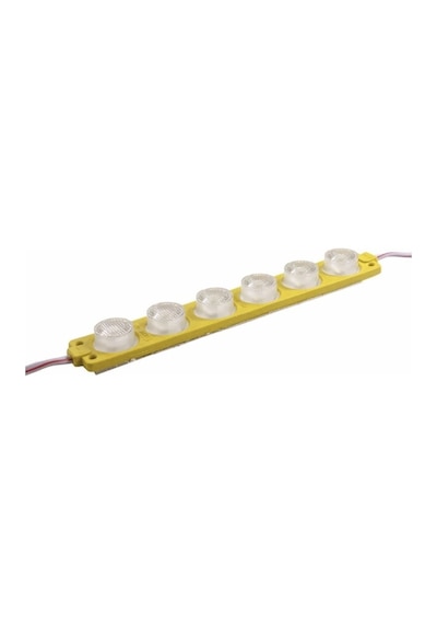 12 Volt 6 Watt 6 Mercekli Sarı (Amber) Modül - 10 Adet