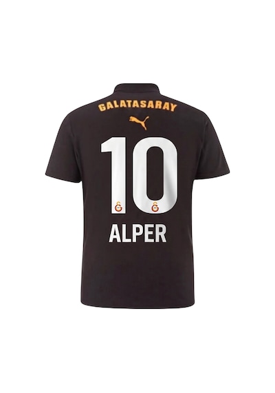 Galatasaray Lisanslı A-takım Uv Kutulu Kişiye Özel Polo Yaka Siyah T-shirt SIYAH