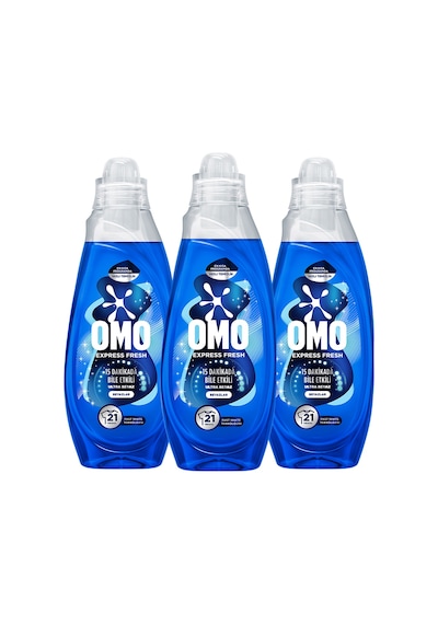 Omo Express Fresh Ultra Beyaz Sıvı Çamaşır Deterjanı 840 Ml X3 Diğer