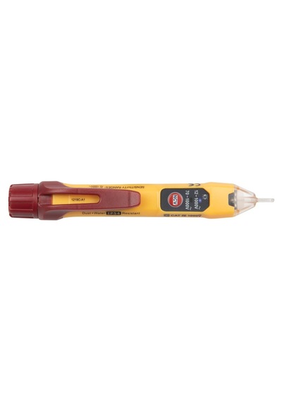 Kleın Tools Temassız Gerilim Kontrol Cihazı, İki Ölçüm Aralığı, 12-1000 V Ac, Kırmızı