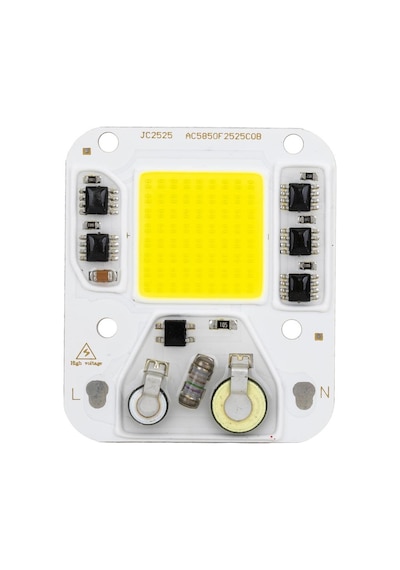 Powermaster Pm-21364 Projektörler İçin 50 Watt Cob Beyaz Led Plastiğini Unutma