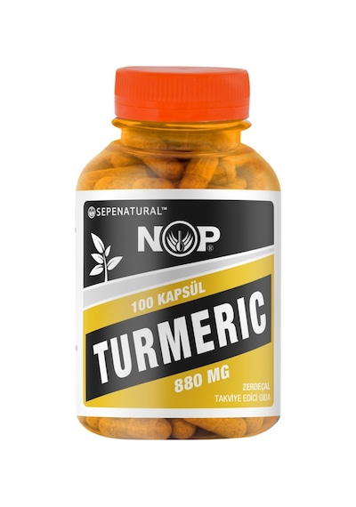 Sepe Natural NOP Zerdeçal Kapsül 100 x 880 Mg Curcumin Kurkumin Turmeric