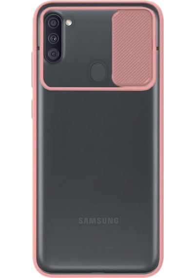 Samsung Galaxy M11 Lensi Açilir Kapanir Kamera Korumali Kilif 496037436