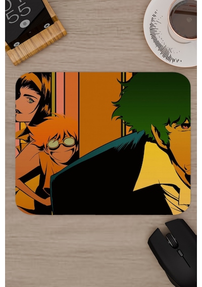 Cowboy Bebop Anime V2 - 22x18 Gaming Kauçuk Kaymaz Taban Mouse Pad Fare Altlığı