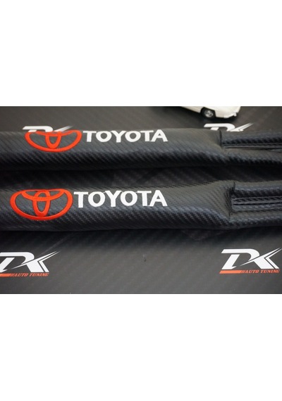 Dk Toyota Uyumlu Logo Karbon Desen Koltuk Arası Fitili 2 Li Set New