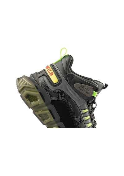 North Of Wild Z5 Cuacheo Base Air Sneaker Bot Erkek Spor Ayakkabı Siyah